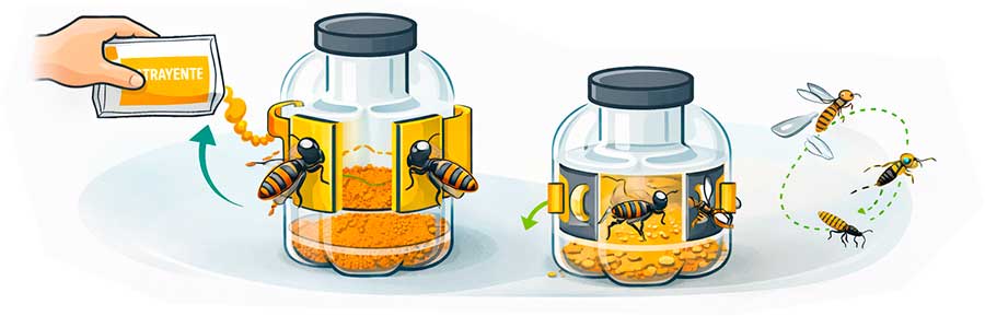 como funciona trampa eva